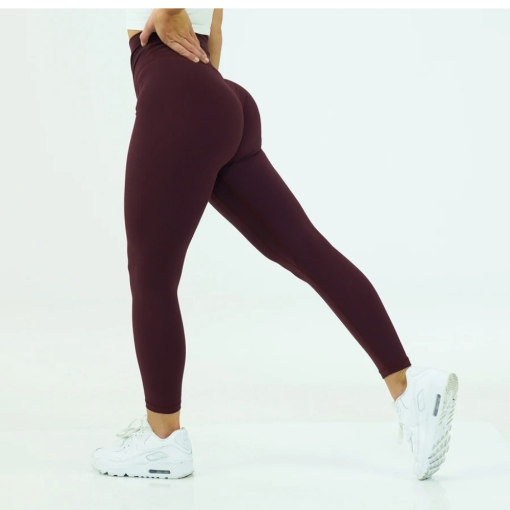 NVGTN Burgundy Signature Leggings